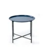 Latte Metallique coffee table Blue