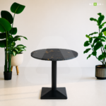 Mono table Round Black & Grey - Image 2