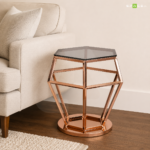 Rose golden Mocha Side Table - Image 2