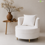 Aria Sphere Sofa White - Image 2