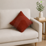 Plain Cushion Brown - Image 2