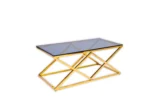 Golden latte coffee table