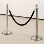Silver poles & Black ropes - Image 2