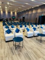 Latte Metallique coffee table Blue - Image 3