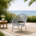 Weave Chair Grey - Image 2