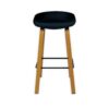 Sleek Wooden Leg Black