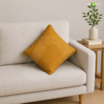 Plain Cushion Yellow - Image 2