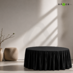 Grande Banquet Table With Black Cover - Image 2