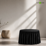 Ottima Banquet Table With Black Cloth - Image 2