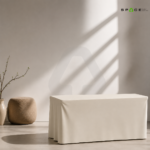 Recta Banquet Table With Beige Cover - Image 3