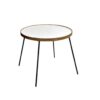 Espresso Noir Table White