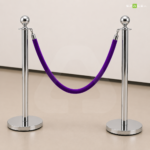 Silver poles & Purple ropes - Image 2