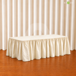Recta Banquet Table With Beige Cover - Image 2