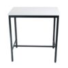 Elevate outdoor bar table  white