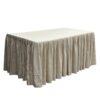 Recta Banquet Table With Beige Cover