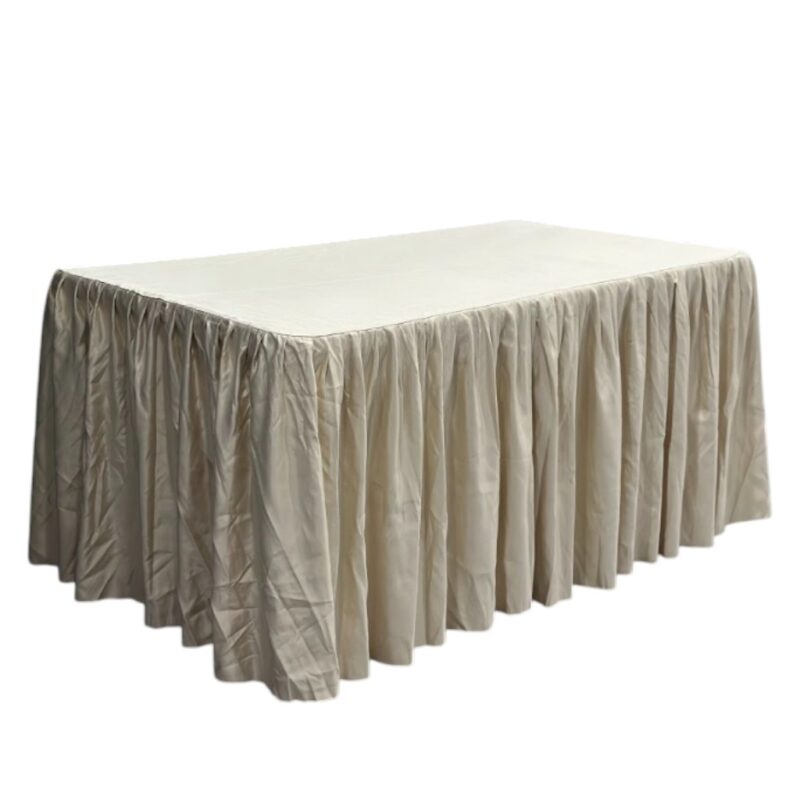 Recta Banquet Table With Beige Cover