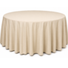 Grande Banquet Table With Beige Cloth