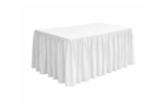 Recta Banquet Table With White Cloth