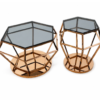 Rose golden Mocha Twin Table