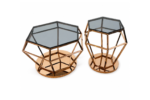 Rose golden Mocha Twin Table